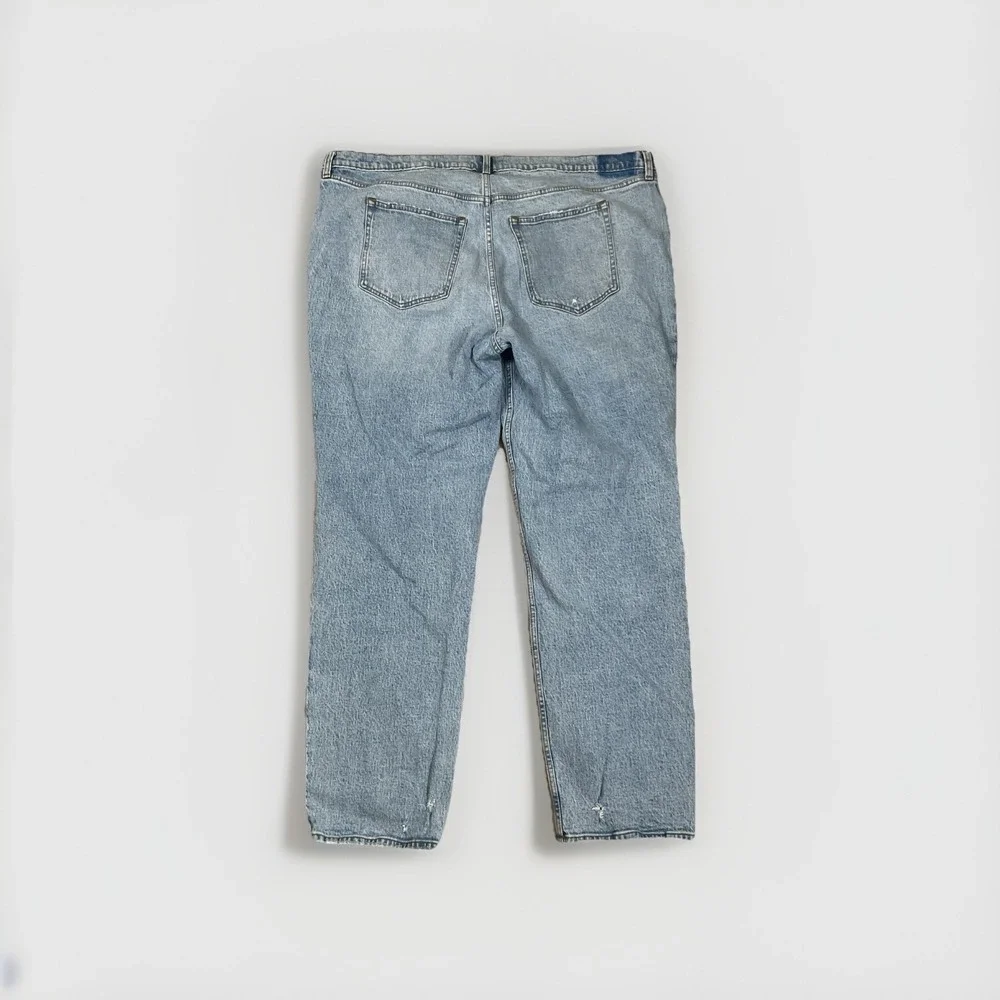 Abercrombie & Fitch Ultra High-Rise The 90s‎ Straight Blue Jeans Size 37|24